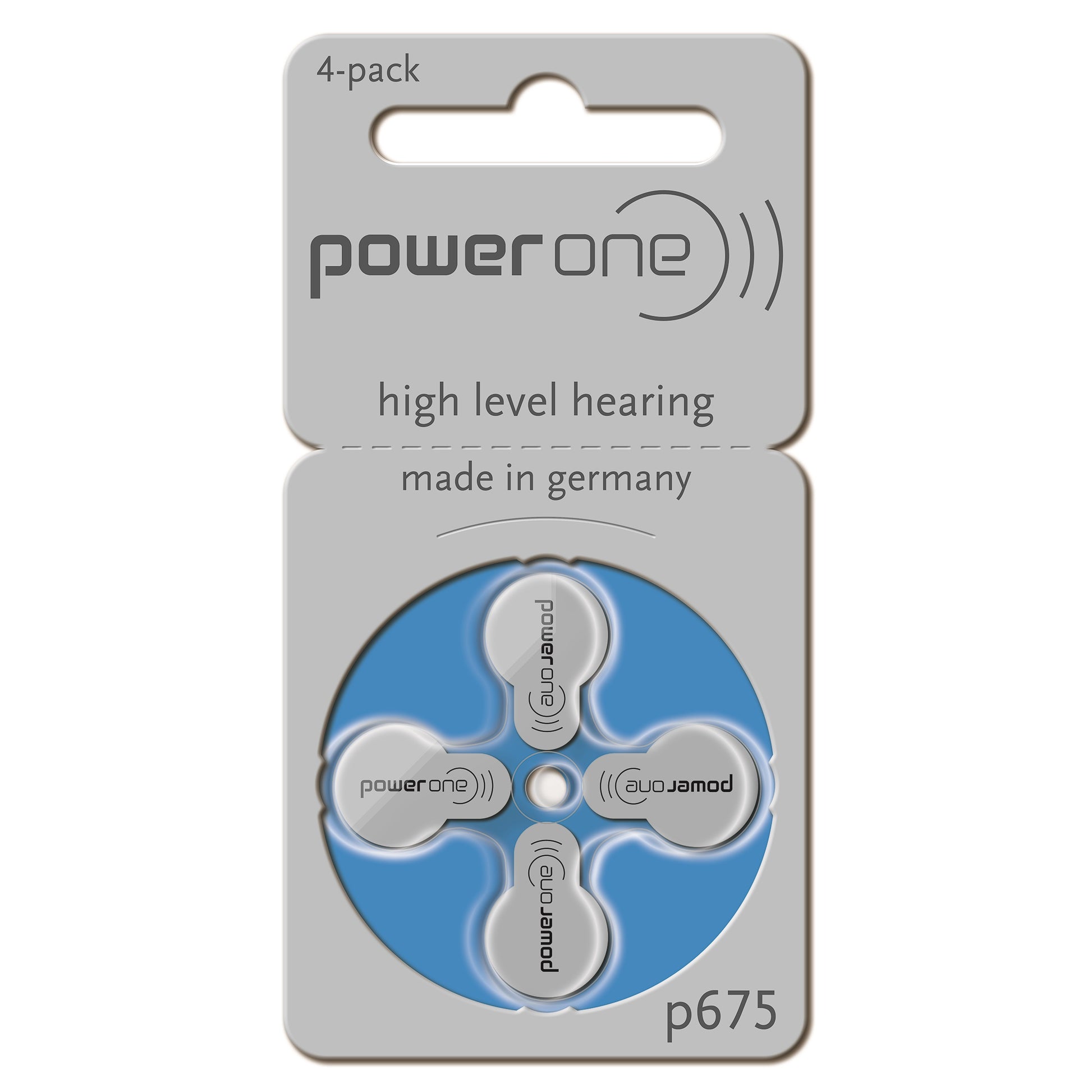 Hearing Aid Batteries - power one (Box of 10 sleeves = 40 batteries in total)
