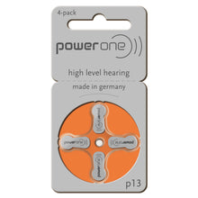 Hearing Aid Batteries - power one (Box of 10 sleeves = 40 batteries in total)